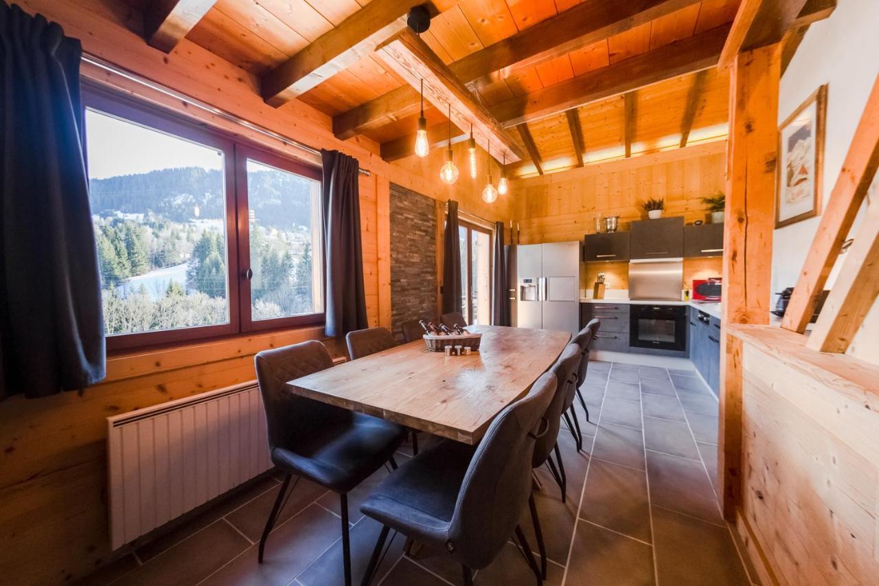 Close To The Village - Chalet 4 Bedrooms, Mont-Blanc View Megeve Bagian luar foto